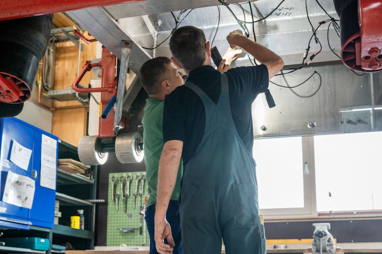 Werkstatt Mitarbeiter